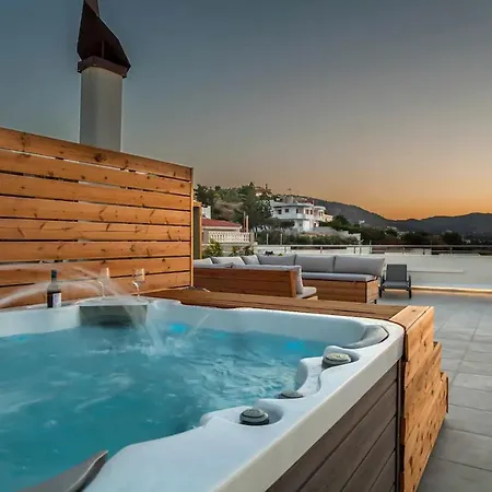 아파트 Stelianas House Floor With Private Jacuzzi *